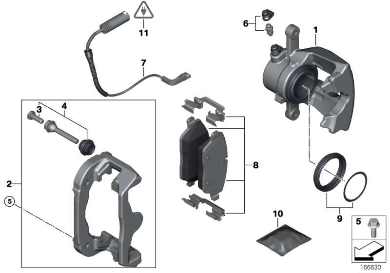 BMW 34216776379 - Juhthülsikomplekt,pidurisadul parts5.com