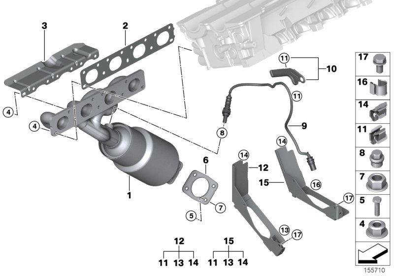 BMW 11787530287 - Lambda sonda parts5.com