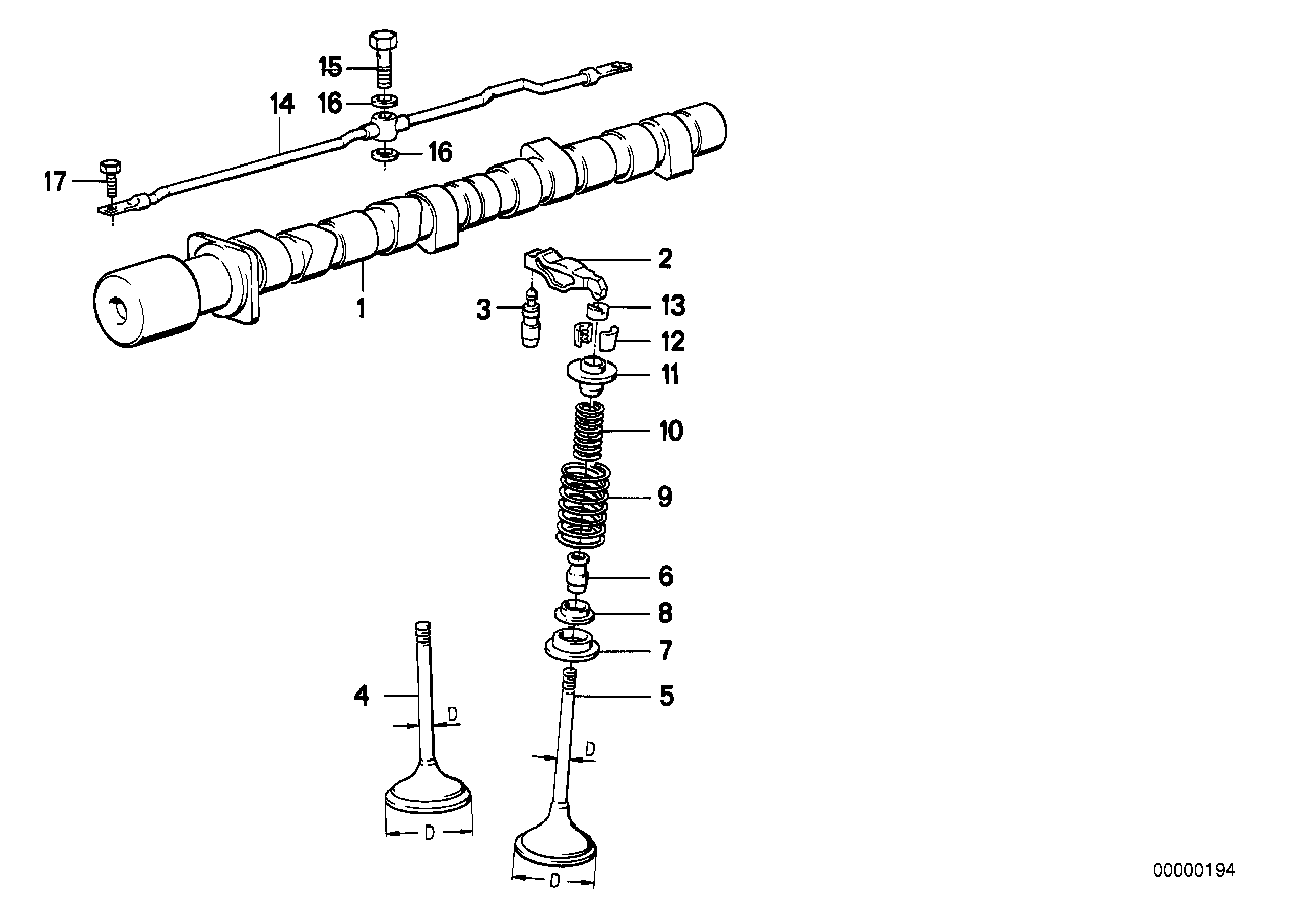 BMW 11 34 9 059 171 - Zestaw uszczelniaczy, trzonek zaworu parts5.com