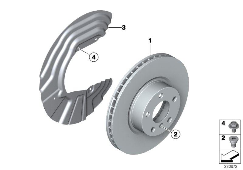 BMW 34106787513 - Protectie stropire,disc frana parts5.com