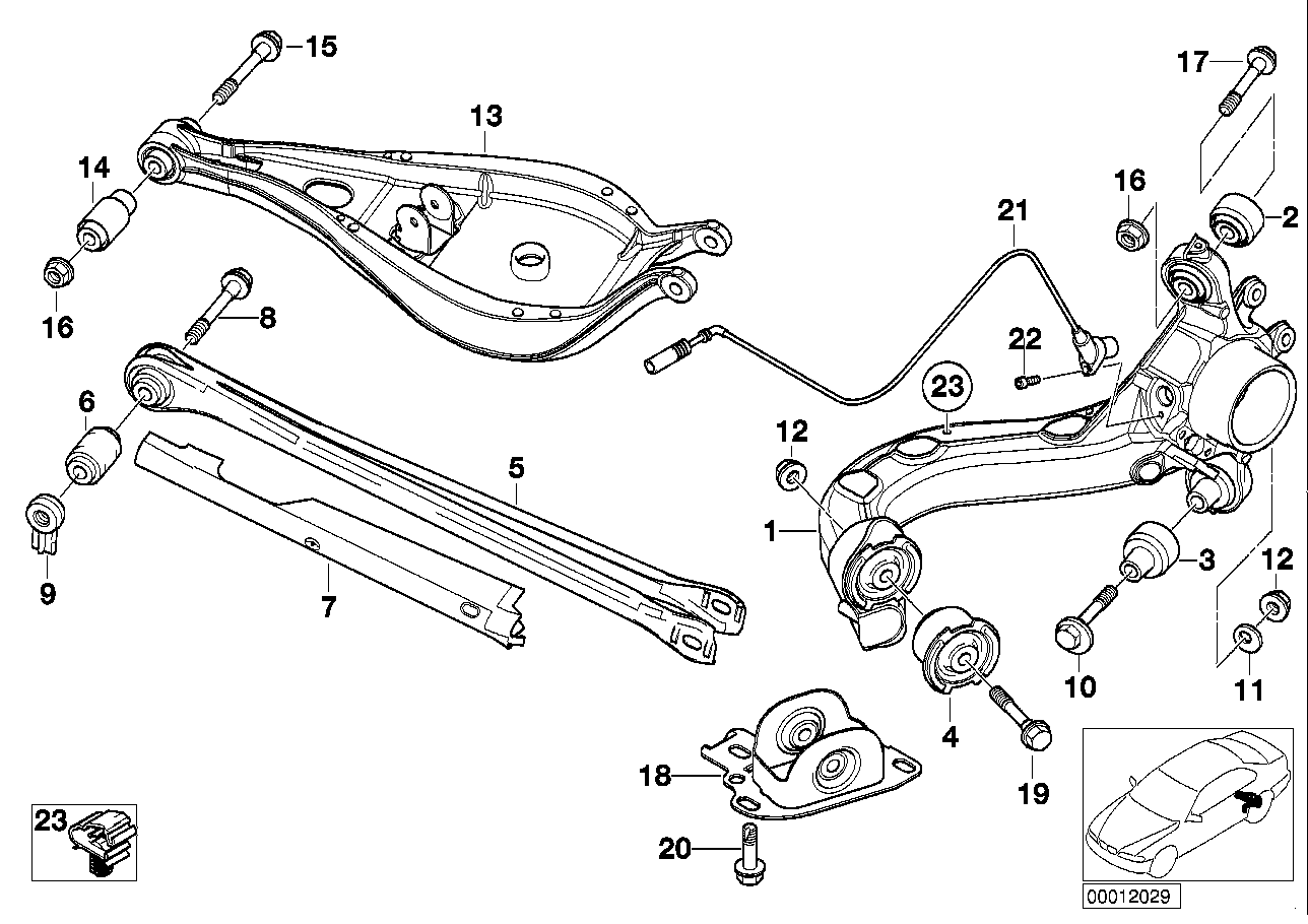 BMW 33 32 6 770 813 - Brat, suspensie roata parts5.com