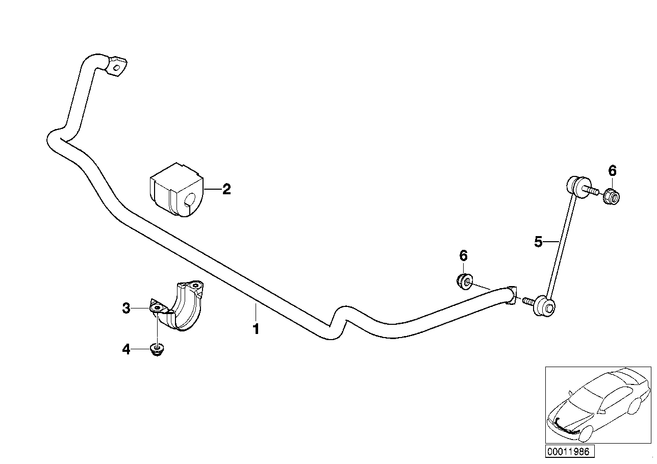 BMW 31 35 6 780 847 - Drog / opornik, stabilizator parts5.com