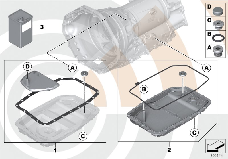 BMW 83 22 0 142 516 - Olej do automatycznej skrzyni biegów parts5.com