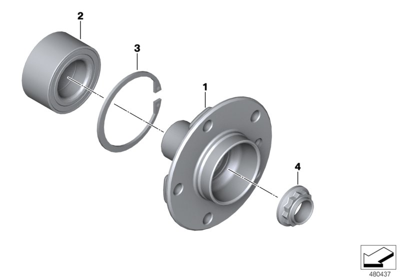 Mini 33416762317 - Set rulment roata parts5.com