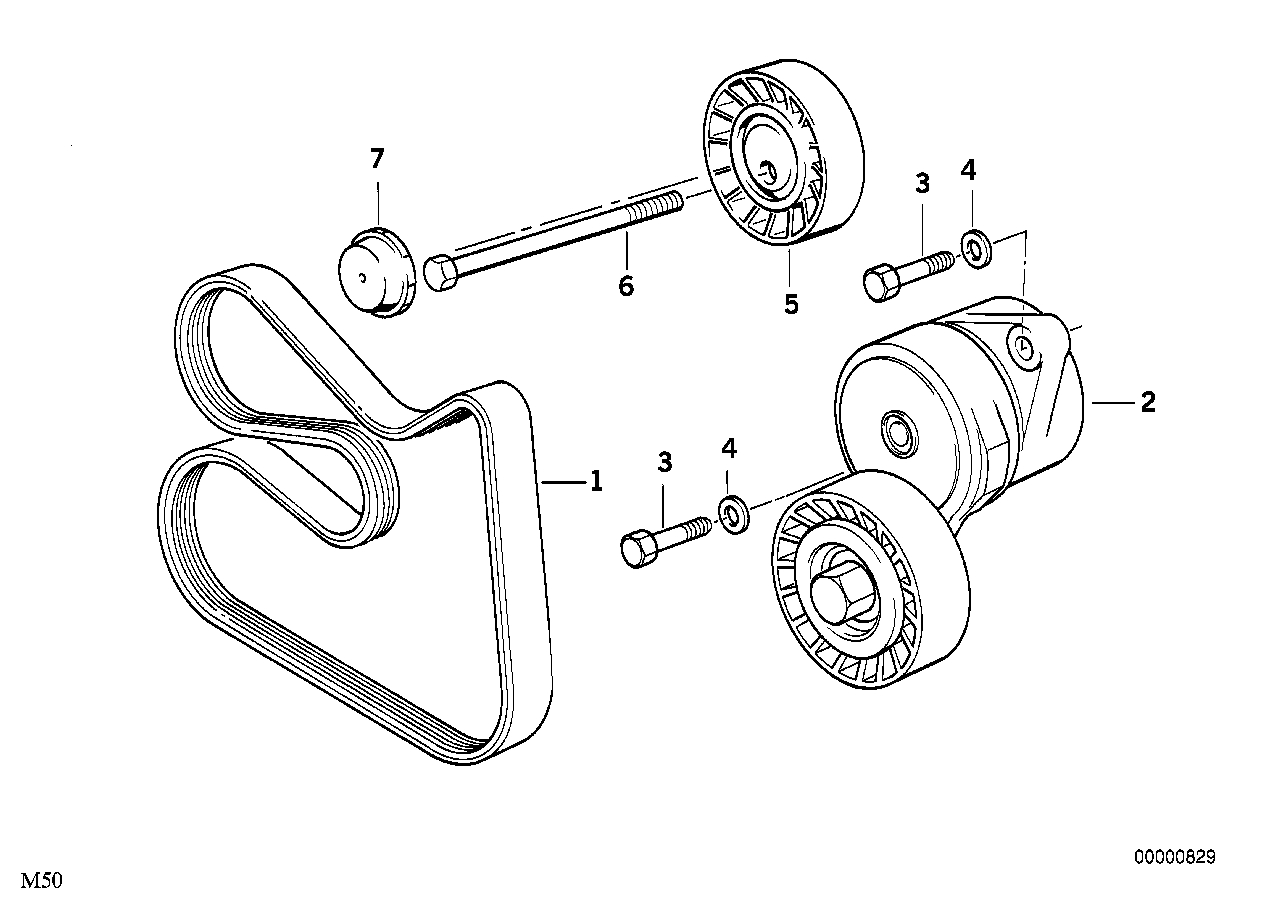 BMW (BRILLIANCE) 11 28 1 427 252 - Riemenspanner, Keilrippenriemen parts5.com