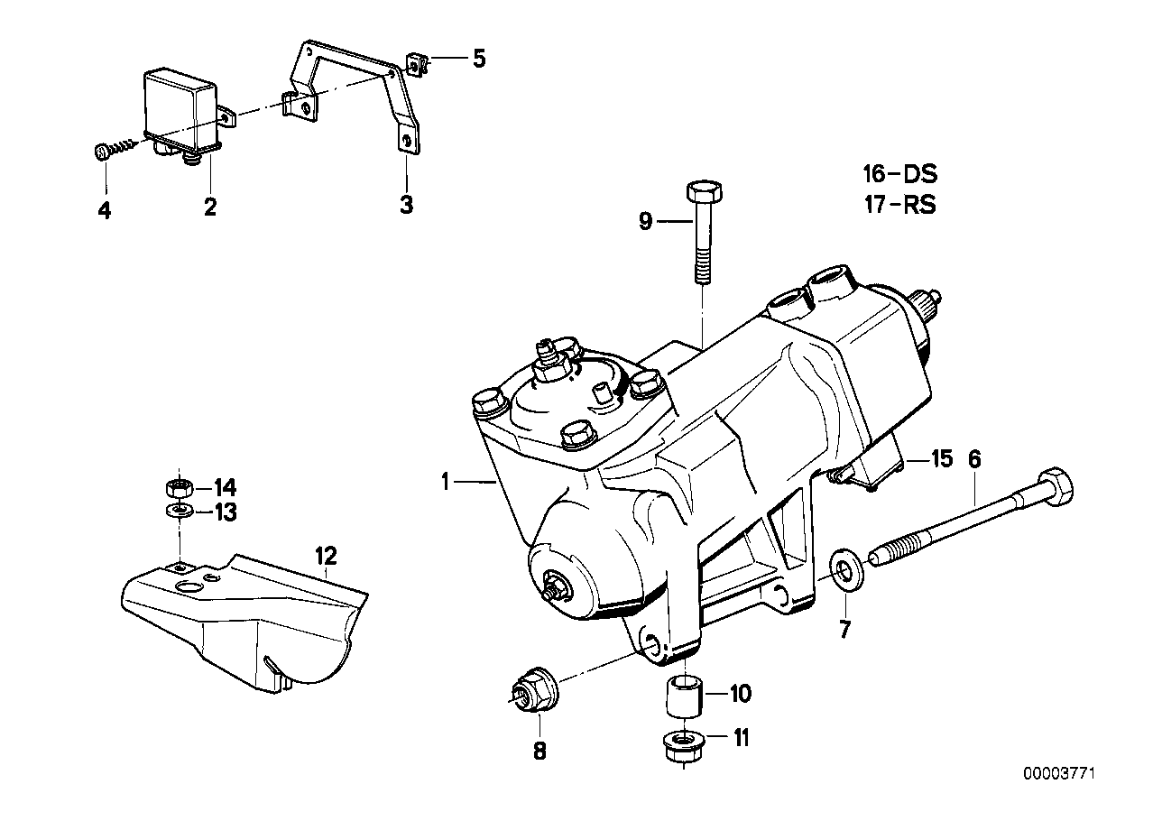 BMW 32 43 1 162 703 - Unitate de control,servodirectie parts5.com