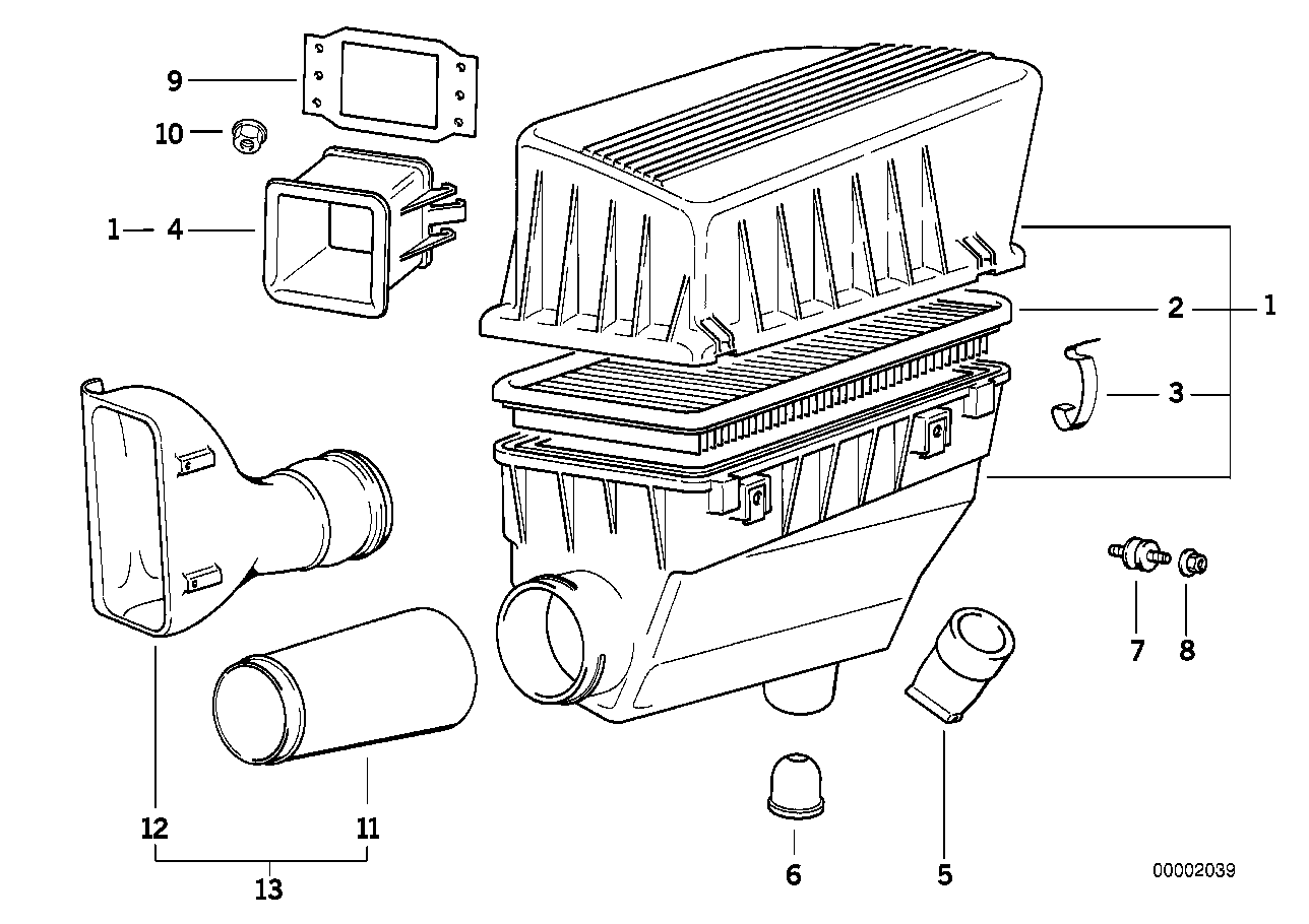 BMW 13711247465 - Filtru aer parts5.com