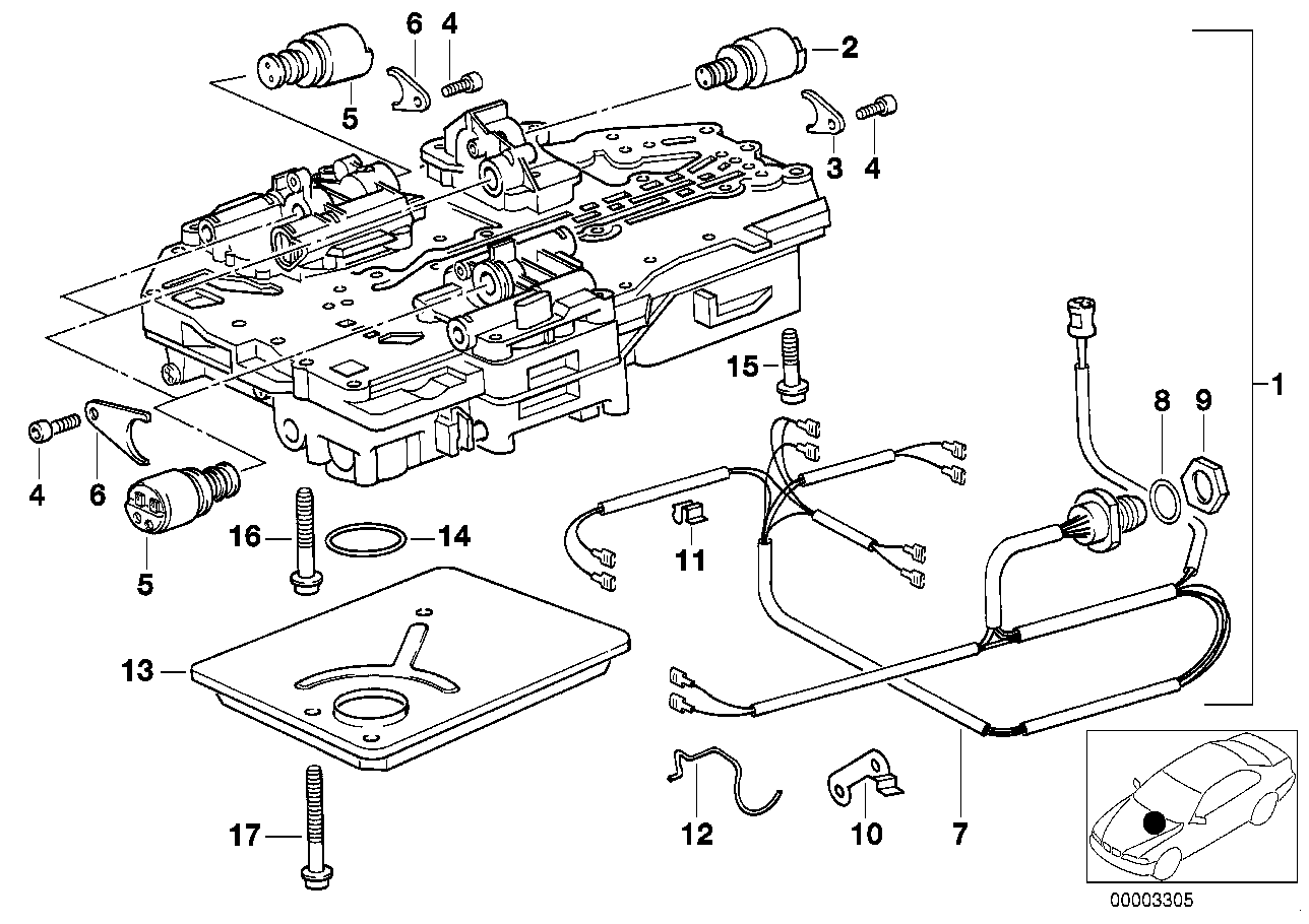 BMW 24 31 1 218 570 - Tesnilni obroc, filter hidravlike parts5.com