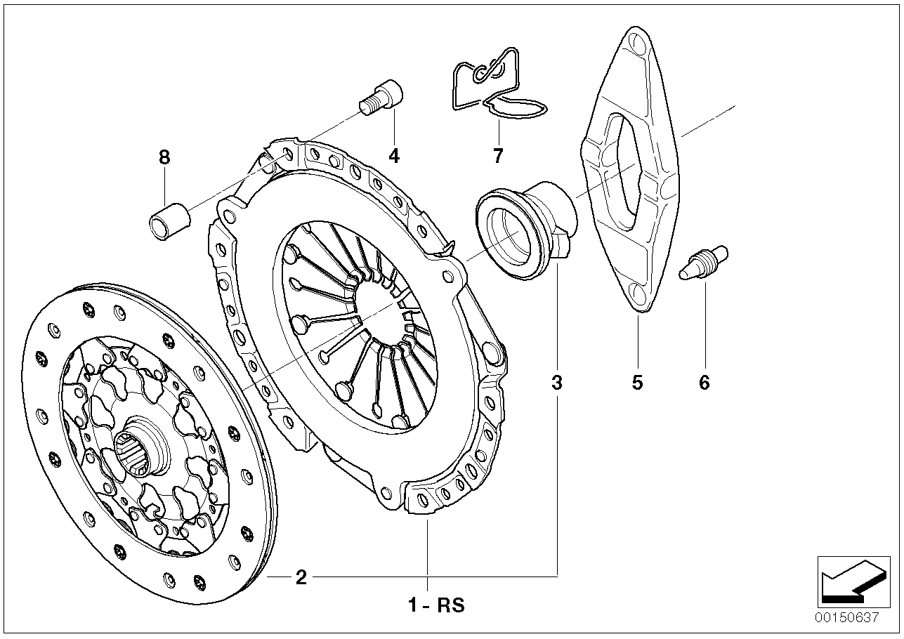 Bertone 21517521471 - Clutch Kit parts5.com