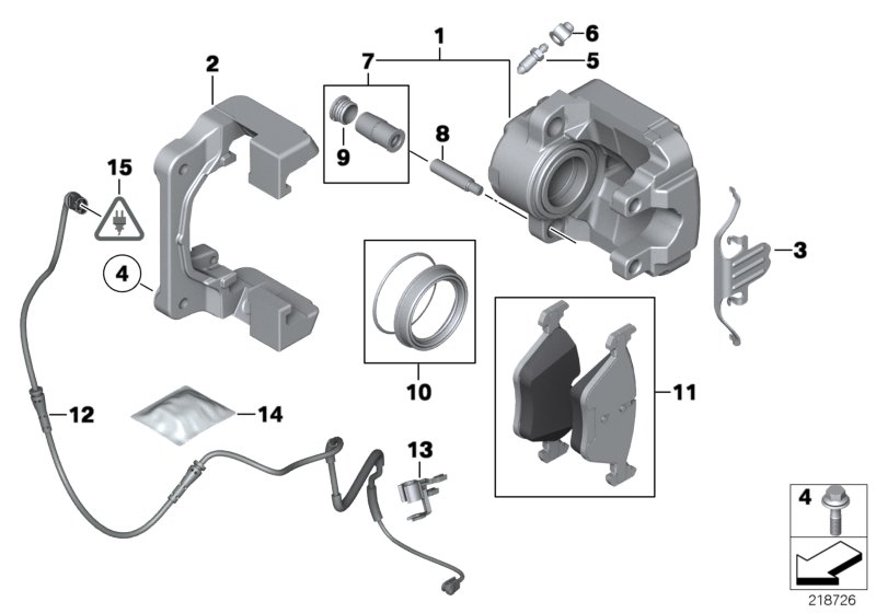 BMW 34356791958 - Hoiatuskontakt, piduriklotsi kulumine parts5.com