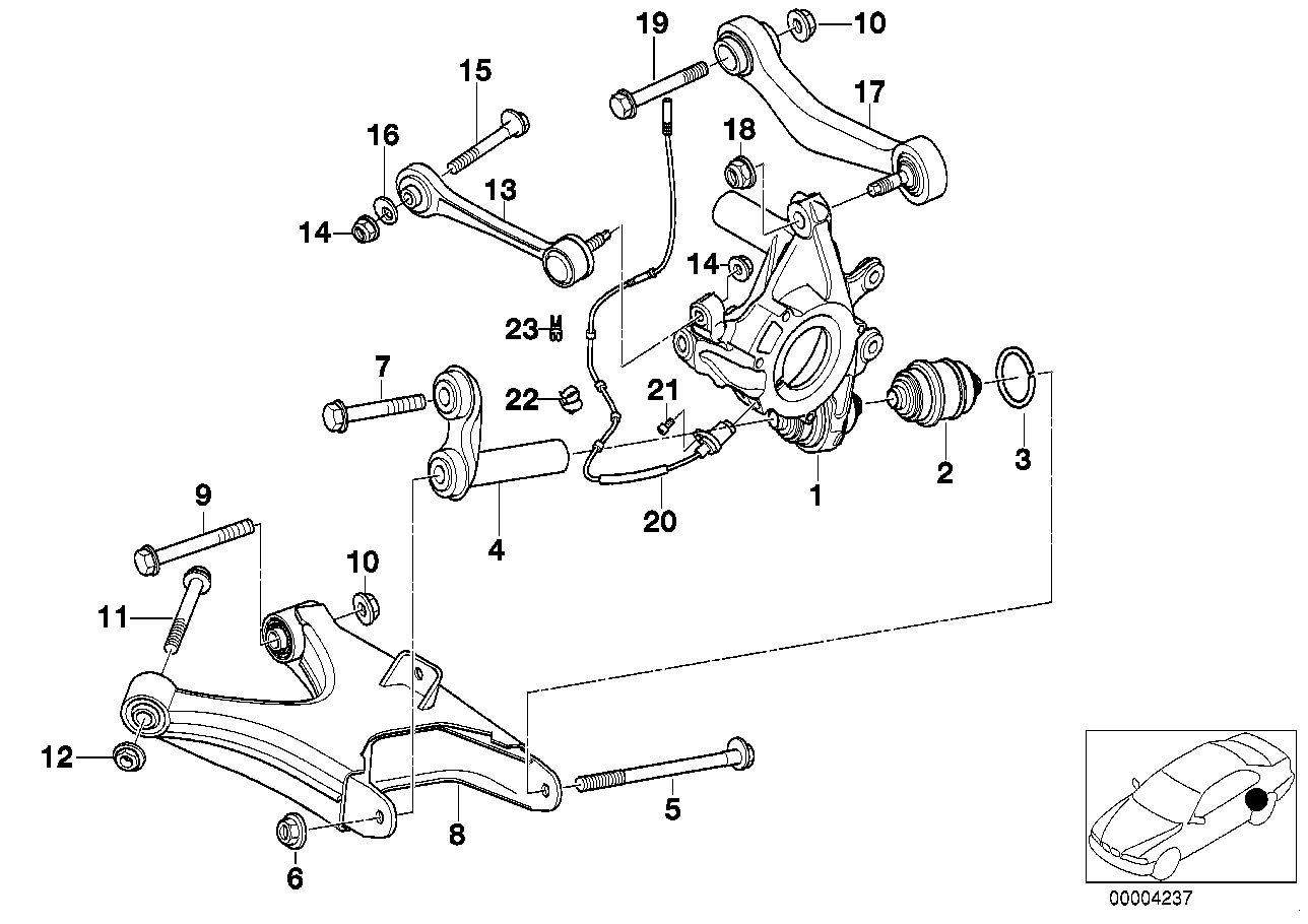 BMW (BRILLIANCE) 33 32 6 767 748 - Rulment, corp rulment roata parts5.com