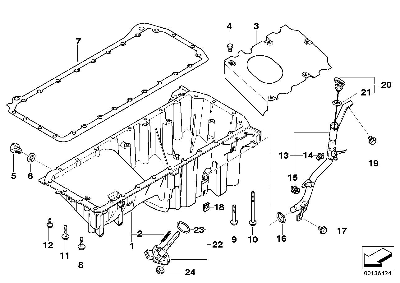 Mini 11 13 7 535 106 - Sealing Plug, oil sump parts5.com