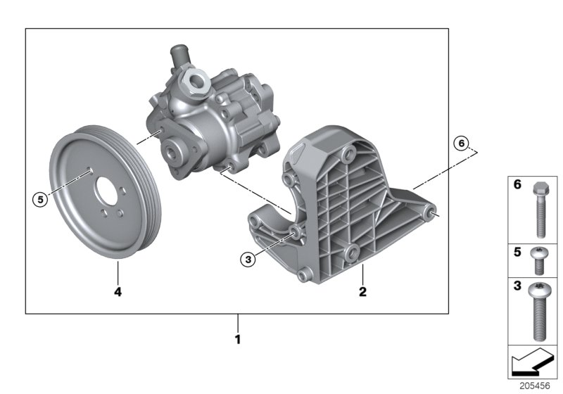 BMW 32 41 6 768 169 - Pompa hidraulica, sistem de directie parts5.com