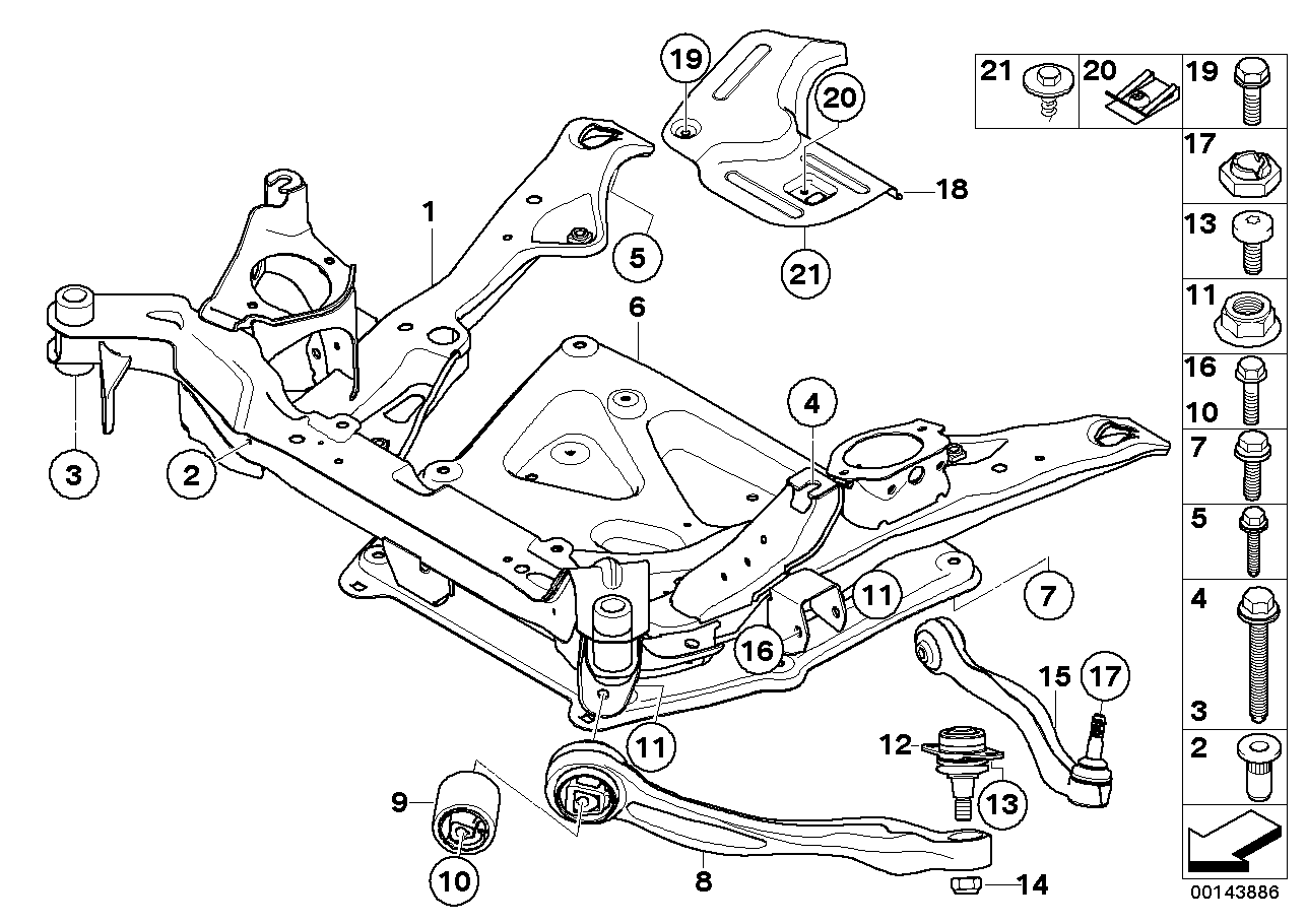 BMW 07 11 9 905 302 - Set reparatie, suspensie parts5.com