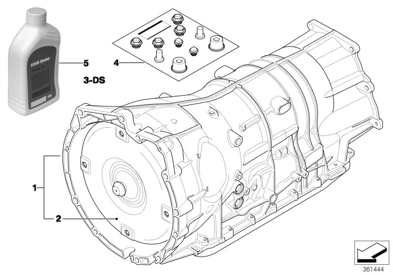 BMW 24 00 7 572 495 - Cutie automata parts5.com