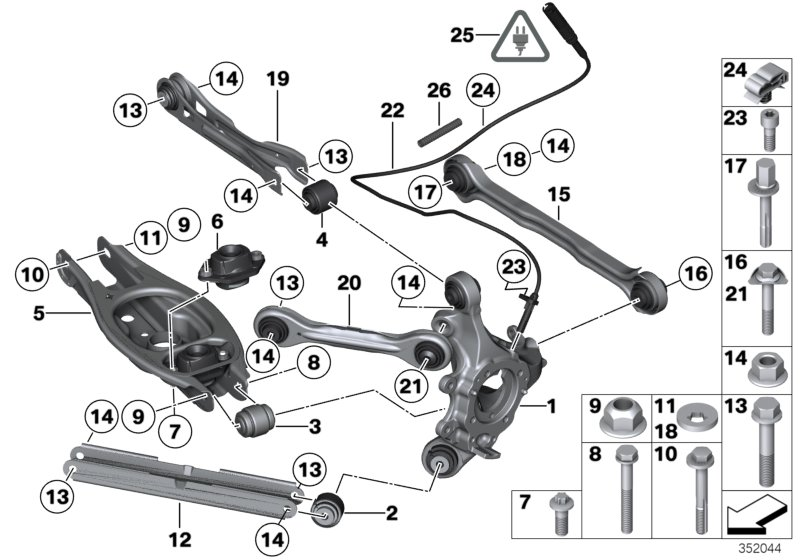 BRILLIANCE 33 32 6 792 553 - Uložení, ložiska parts5.com