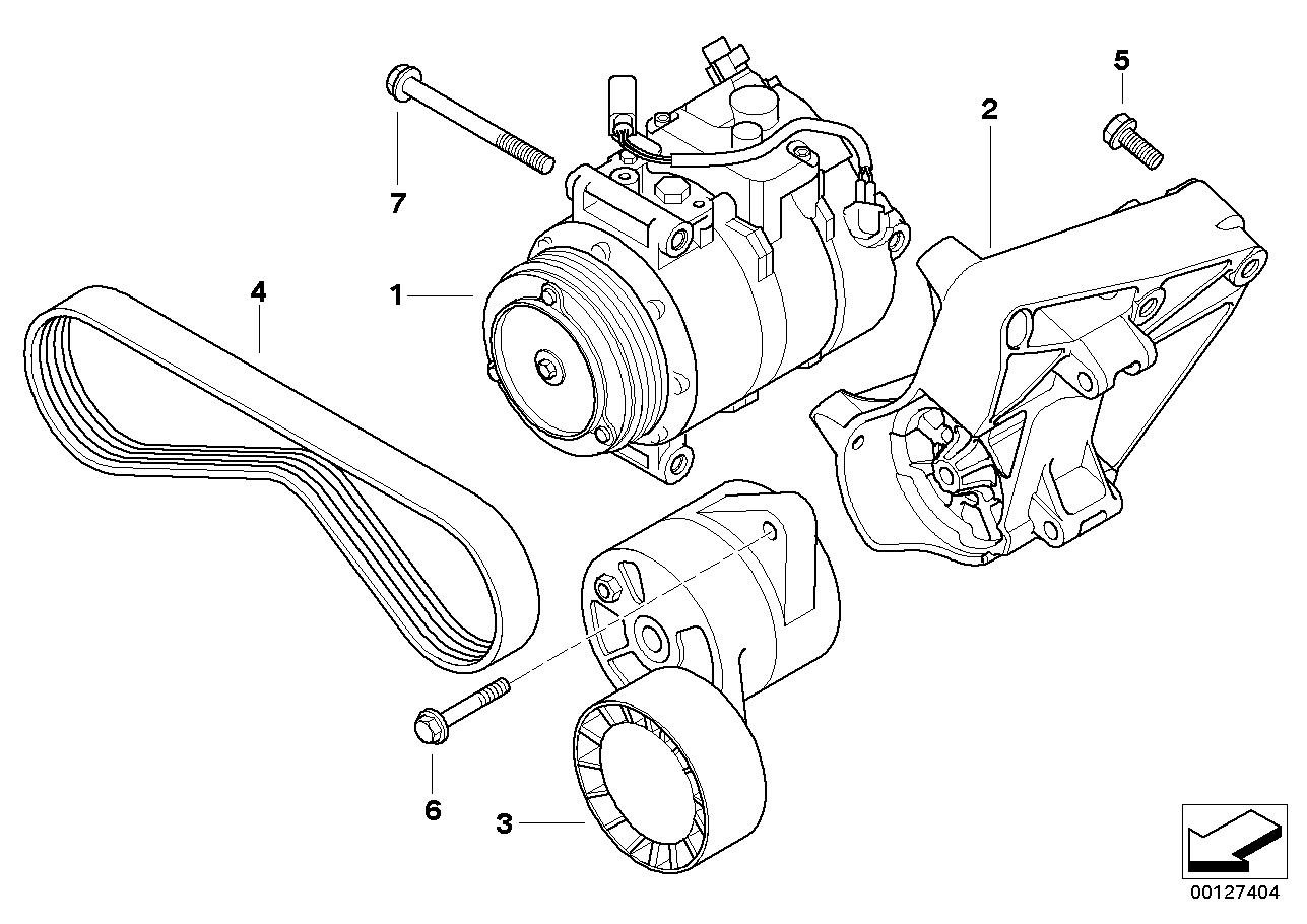 BMW 11287512563 - Hosszbordás szíj parts5.com