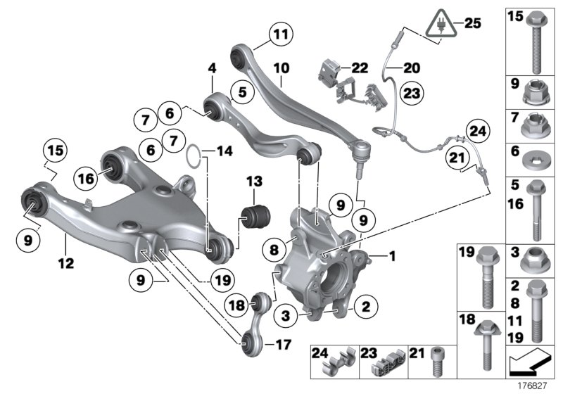 BMW 33 32 6 779 851 - Brat, suspensie roata parts5.com