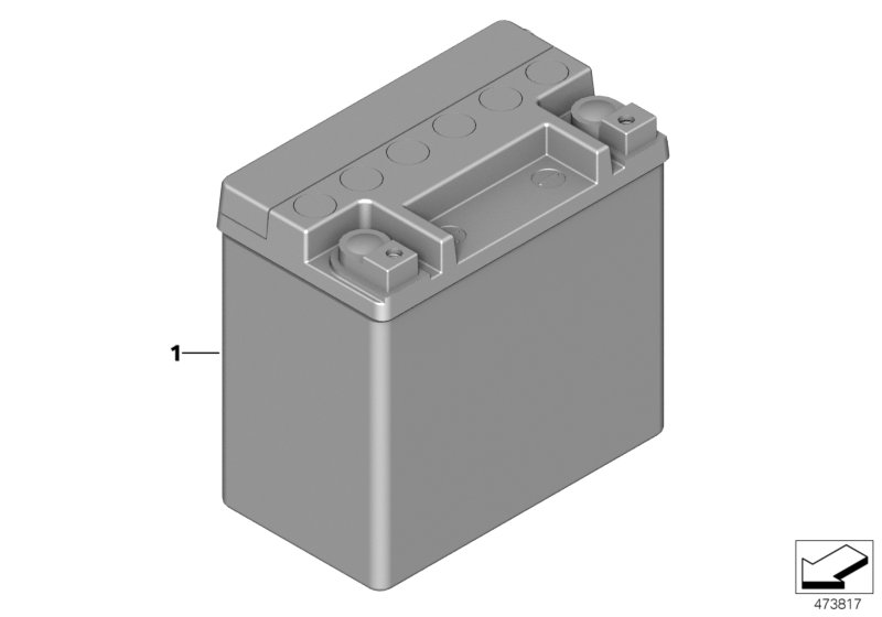 BMW 61 21 9 394 648 - Original BMW AGM-battery parts5.com