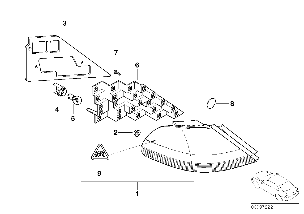 BMW 07 50 9 063 574 - Bulb, daytime running light parts5.com