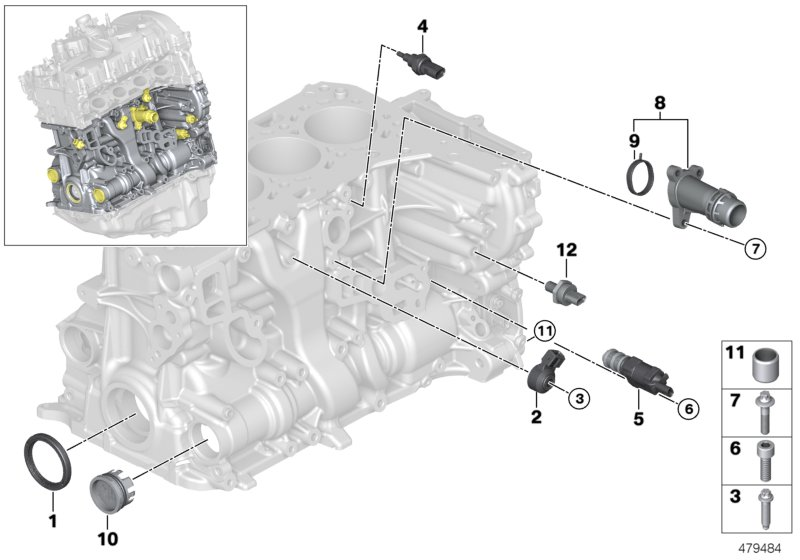 BMW 11 11 8 604 931 - Anillo retén, cigüeñal parts5.com