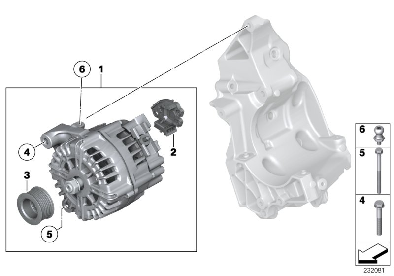 BMW 12 31 7 808 075 - Alternator parts5.com