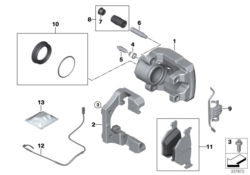 BMW 34216776937 - Set placute frana,frana disc parts5.com