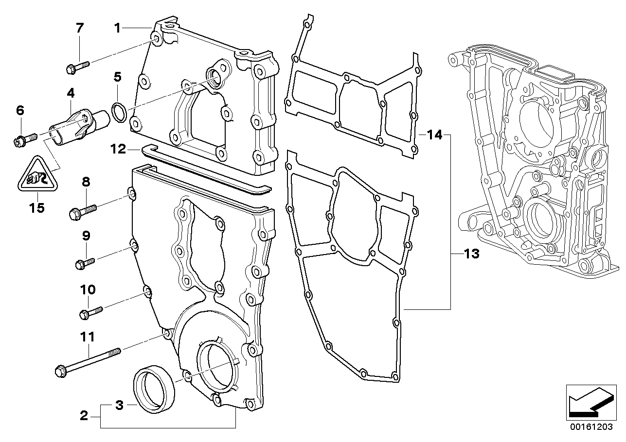 BMW 12 14 7 518 628 - Sensor, crankshaft pulse parts5.com