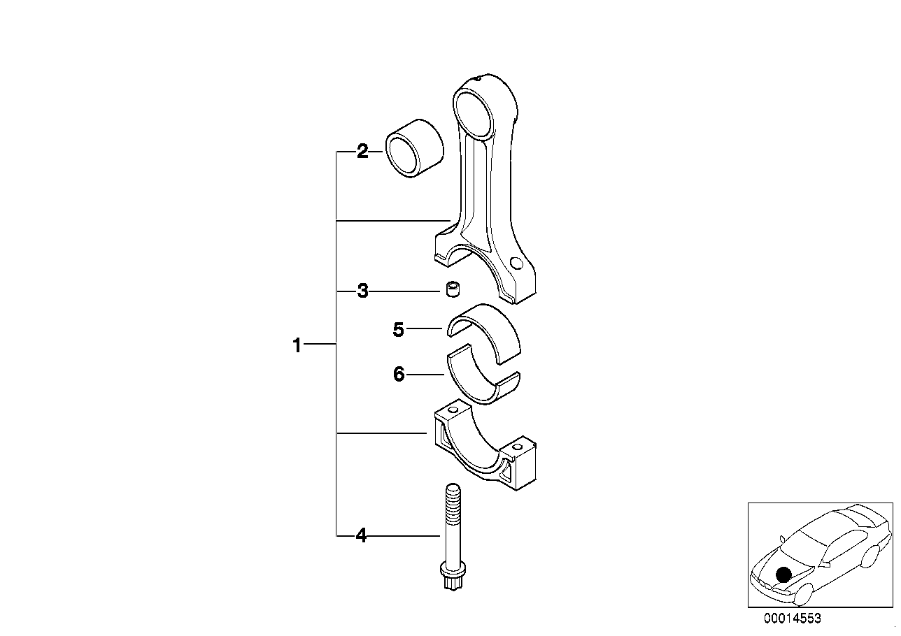 BMW 11 24 2 246 540 - Cuzinet, arbore parts5.com