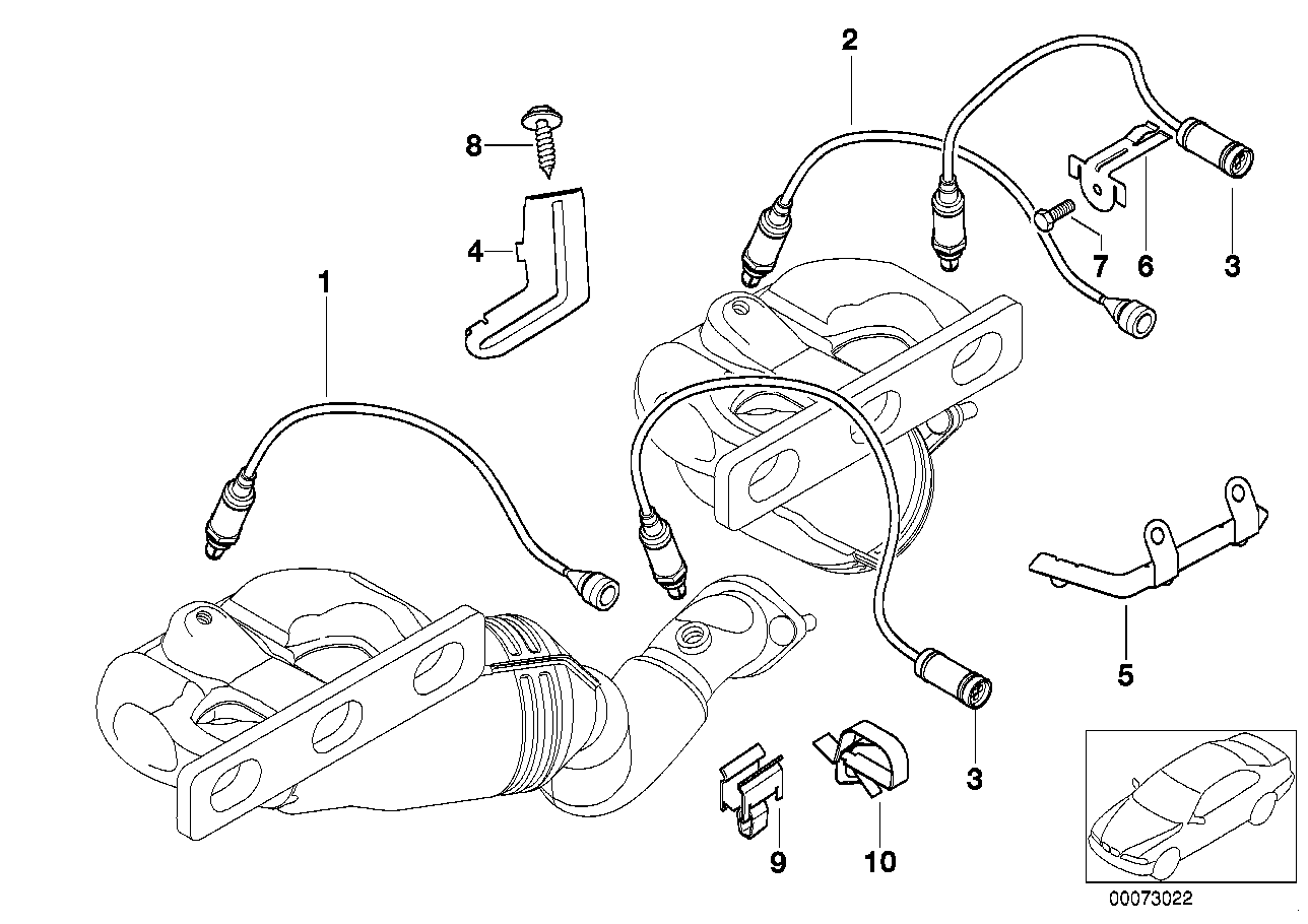 BMW 11 78 1 437 586 - Sonda Lambda parts5.com