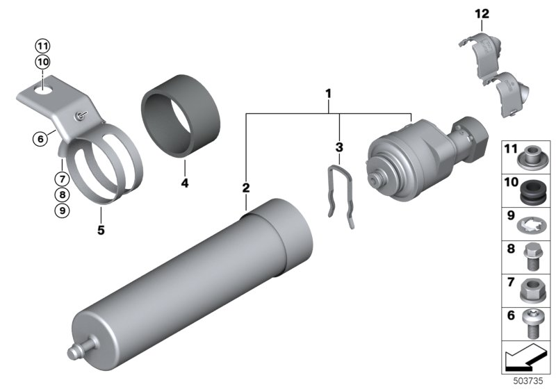 BMW 13327802939* - Topný článek, systém předehř.motoru parts5.com