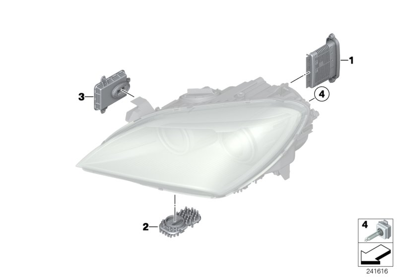 BMW 63117356250 - Řídící jednotka, osvětlení parts5.com