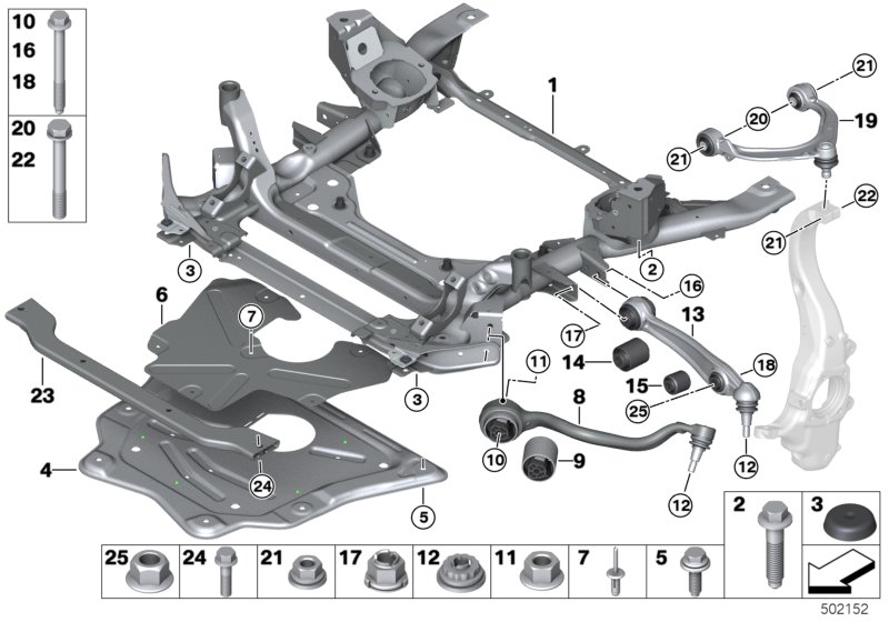 Mini 33 30 6 787 062 - Гайка parts5.com