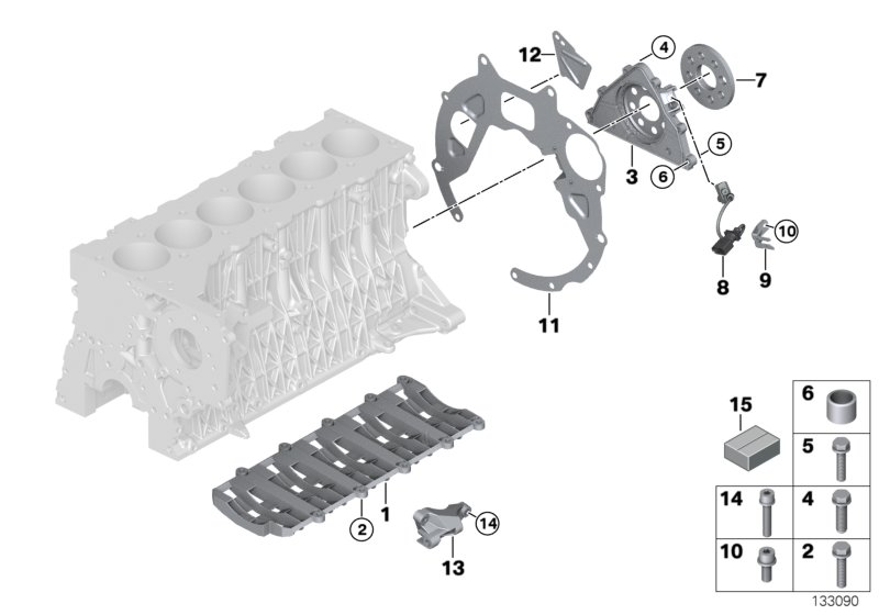 BMW 11 14 7 787 262 - Simering, arbore cotit parts5.com