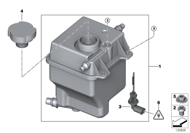 BMW 17117639022 - Zaporni poklopac, spremnik rashladnog sredstva parts5.com