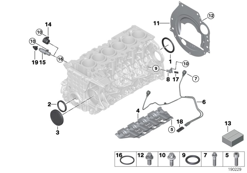 BMW 11 11 7 587 168 - Simering, arbore cotit parts5.com