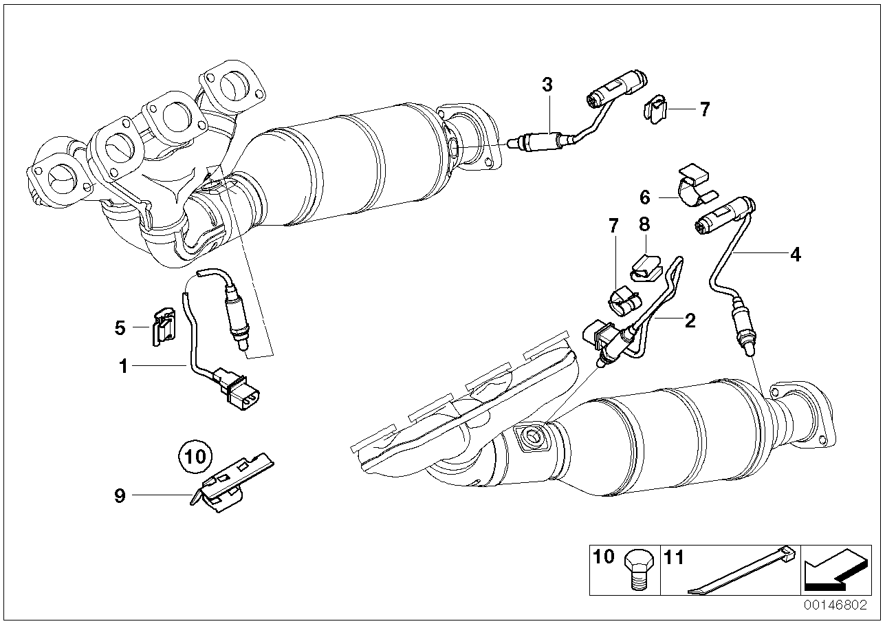 BMW 11 78 7 561 410 - Lambdasonde parts5.com