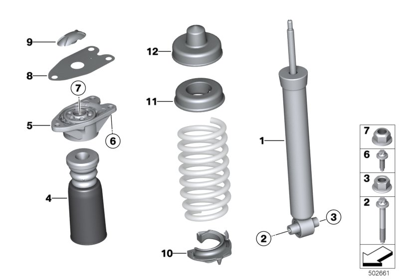 BMW 33526874380 - Shock Absorber parts5.com