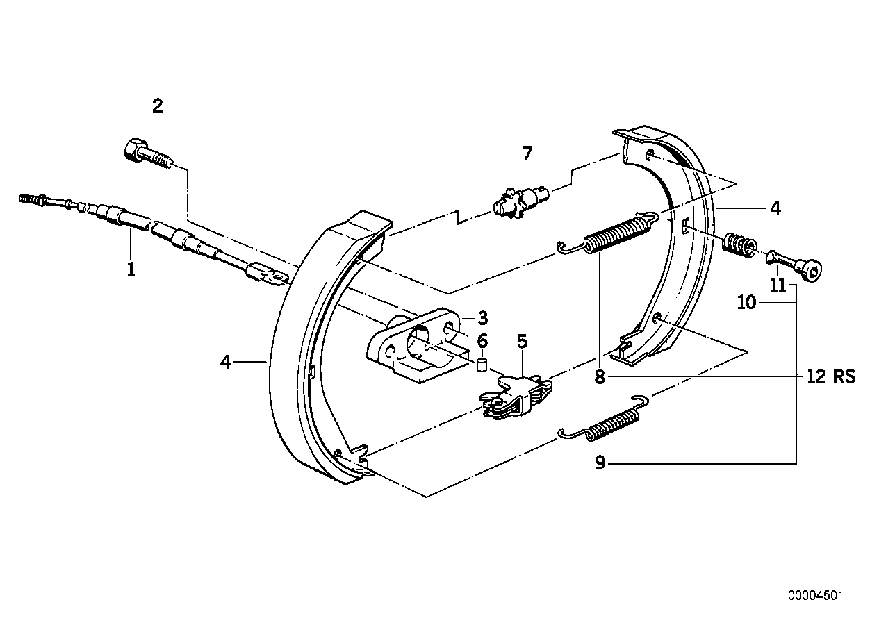 Alpina 34 41 9 064 019 - Set accesorii, saboti frana parcare parts5.com