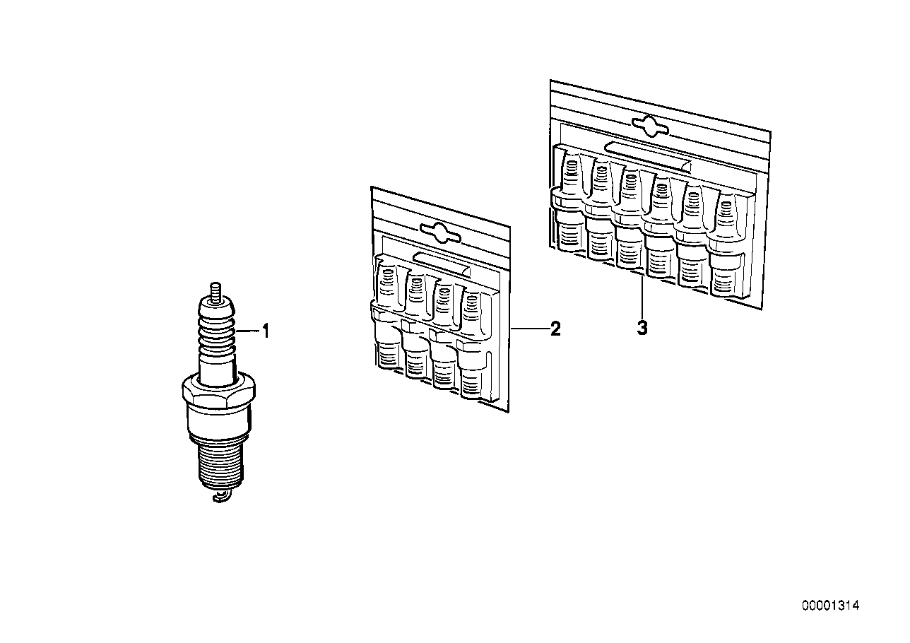 BMW 12 12 1 276 283 - Μπουζί parts5.com