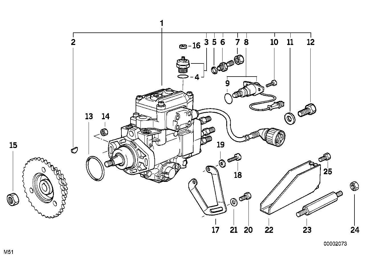 BMW 13512245606 - Seal, oil pump parts5.com