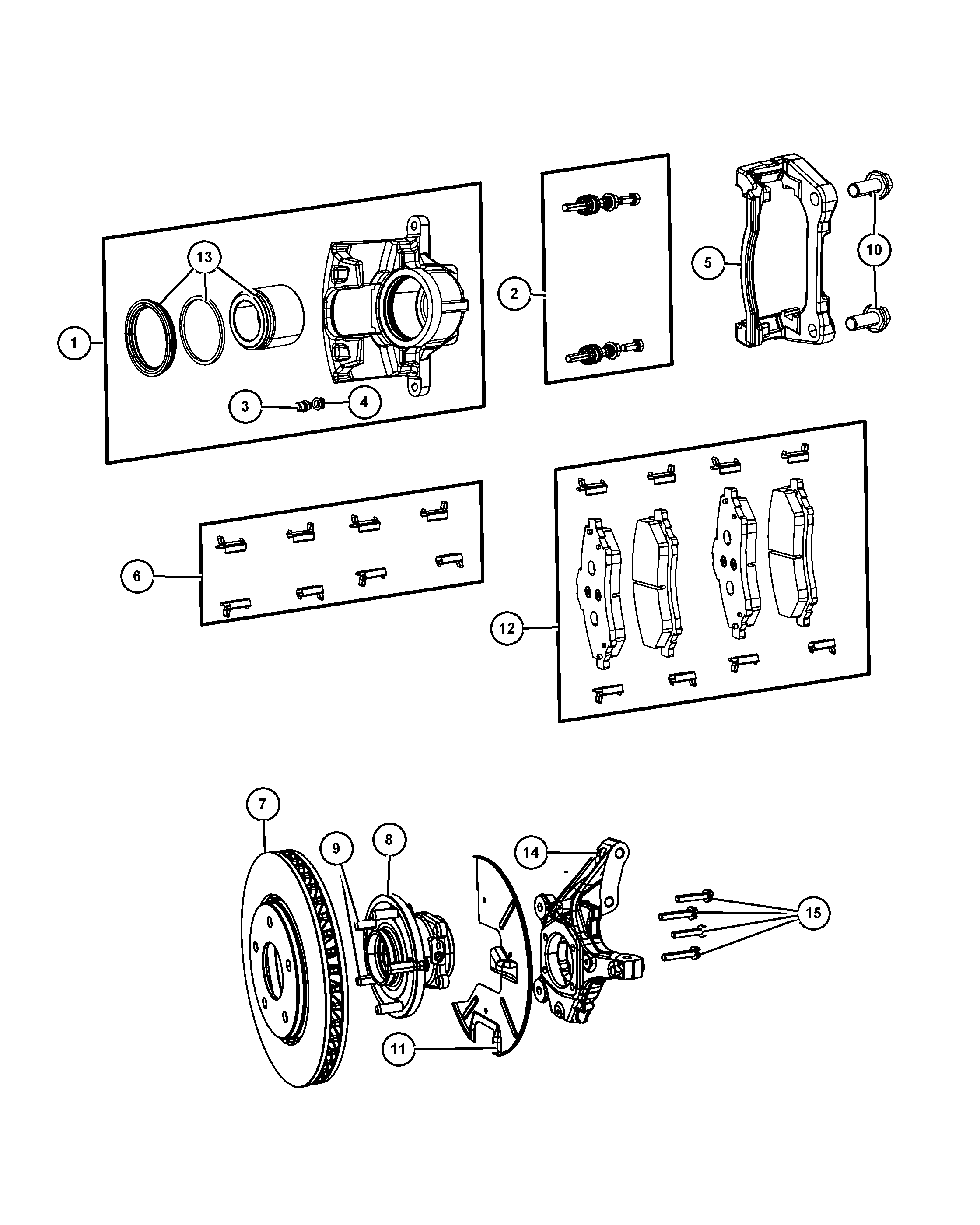 FIAT 68003 699AA - Guide Sleeve Kit, brake caliper parts5.com