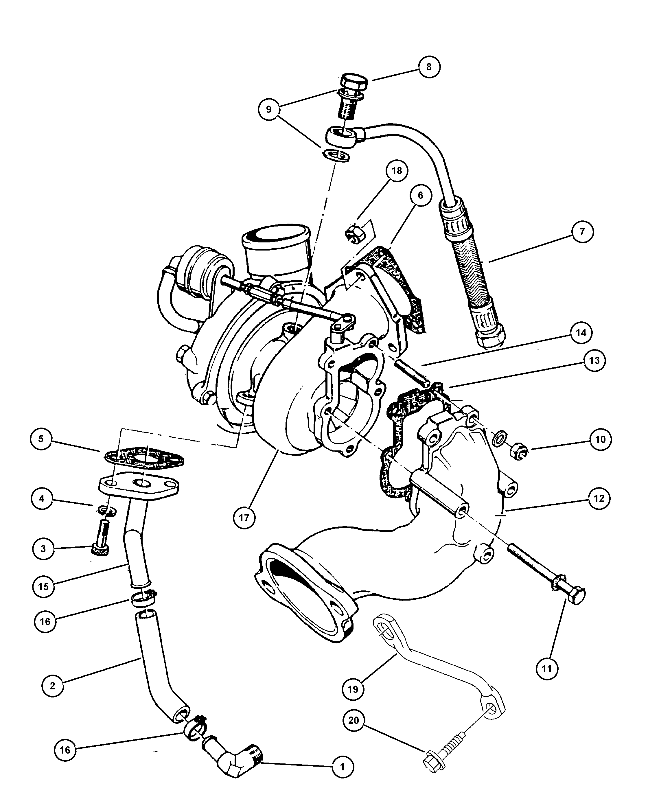 Jeep 4883 415AA - GASKET MANIFOLD TO TURBO parts5.com