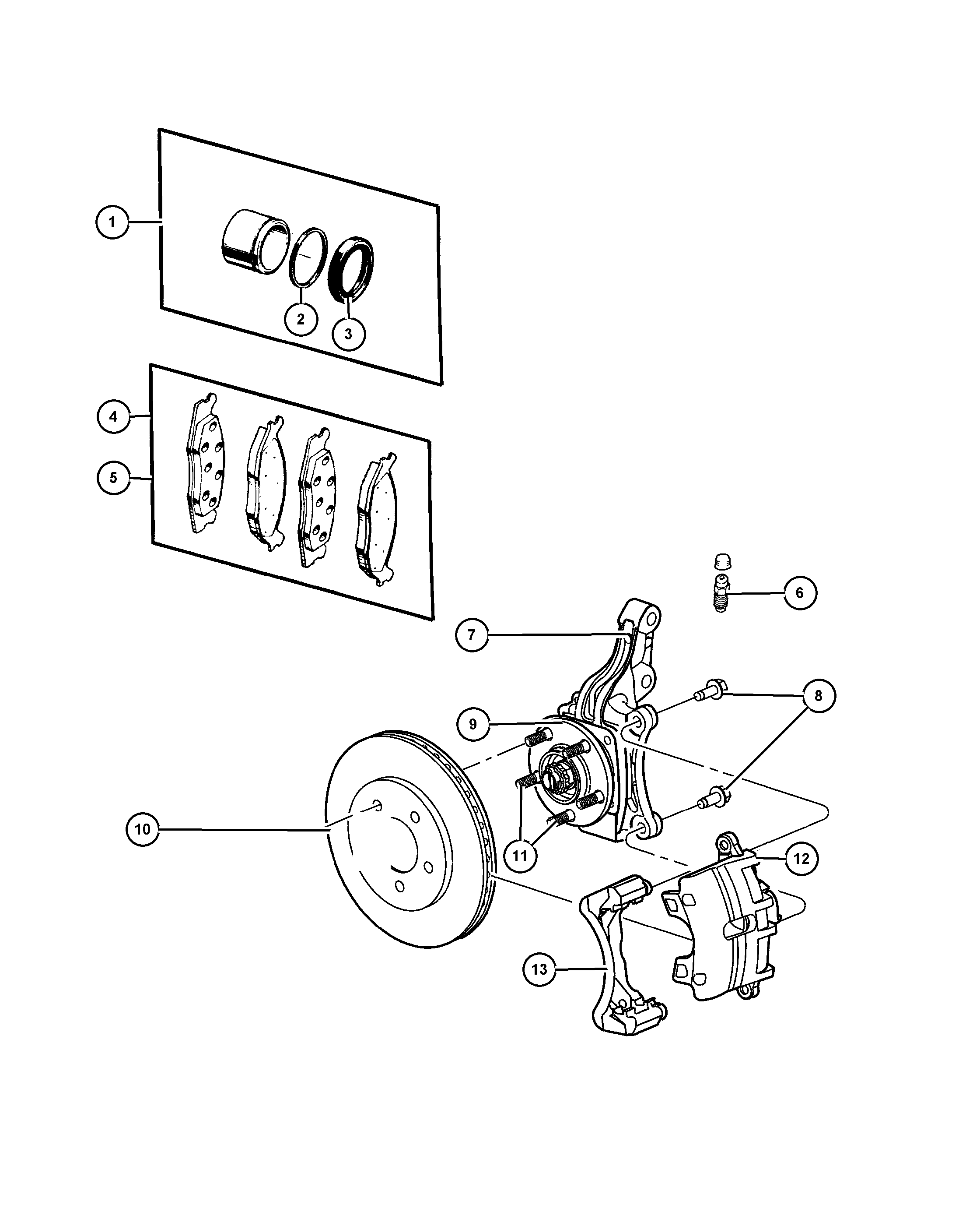 Chrysler 68020 494AB - Set placute frana,frana disc parts5.com