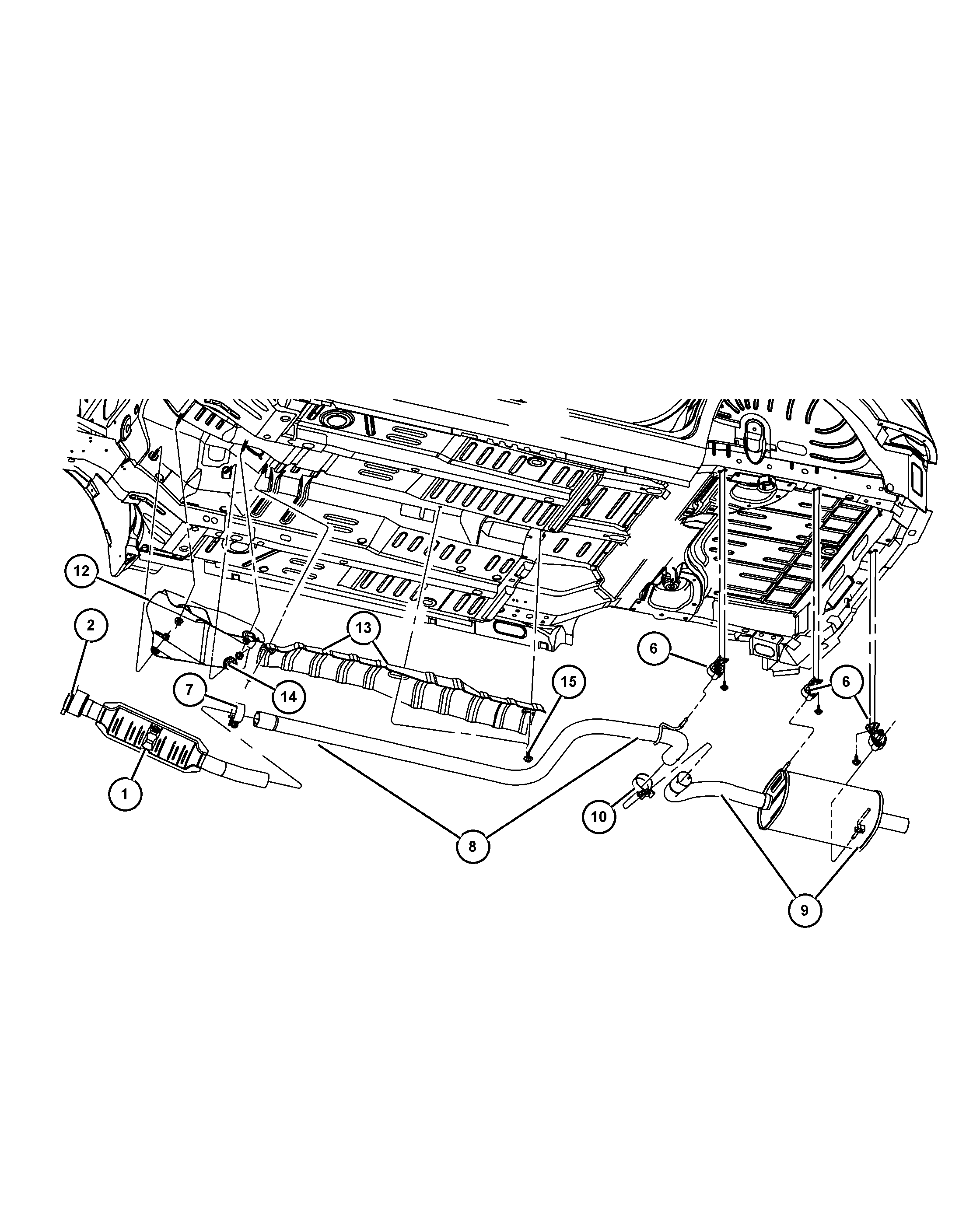 Chrysler 4881 012AB - Tihend, heitgaasitoru parts5.com