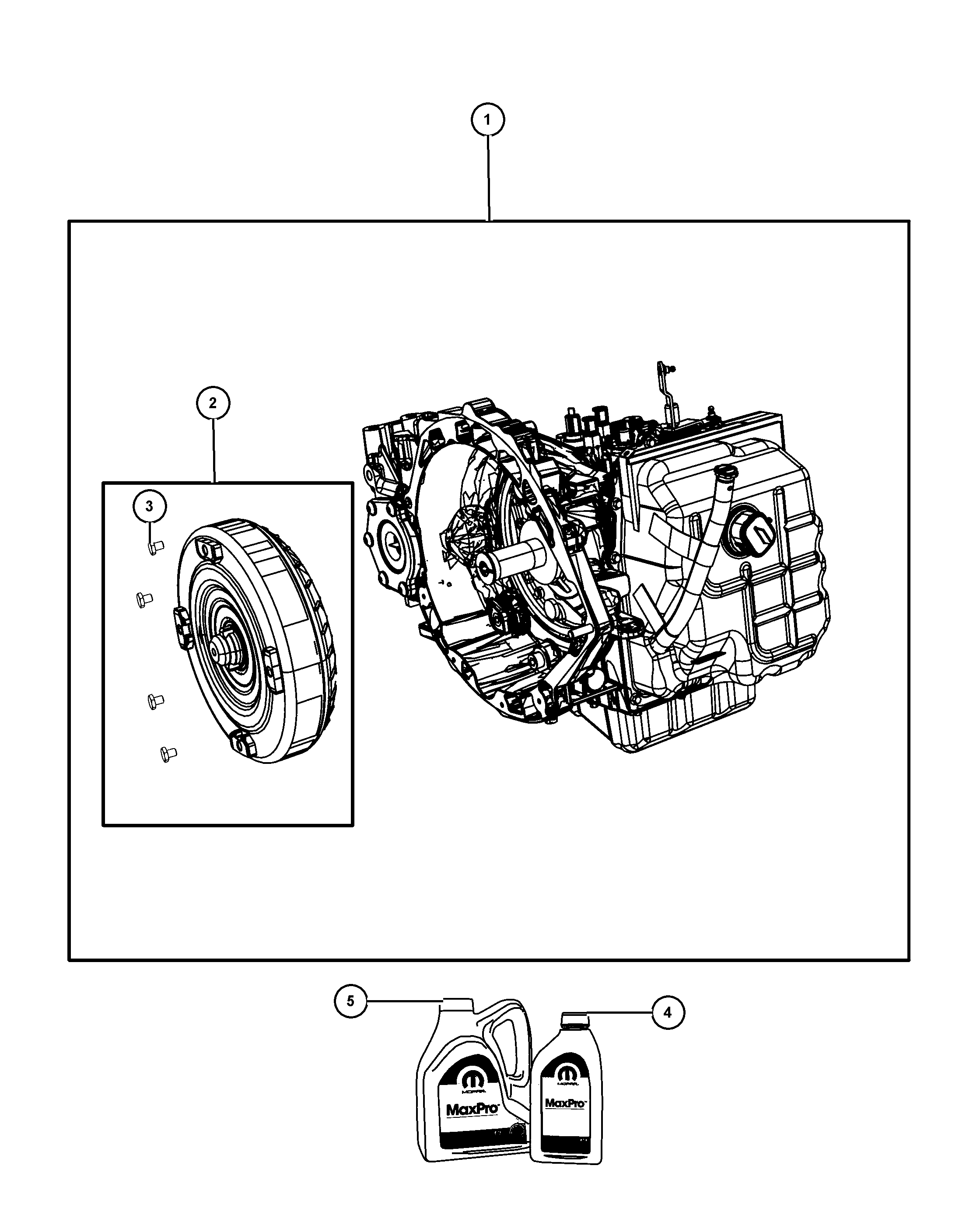 Dodge 5013 458AA - Automatikgetriebeöl parts5.com