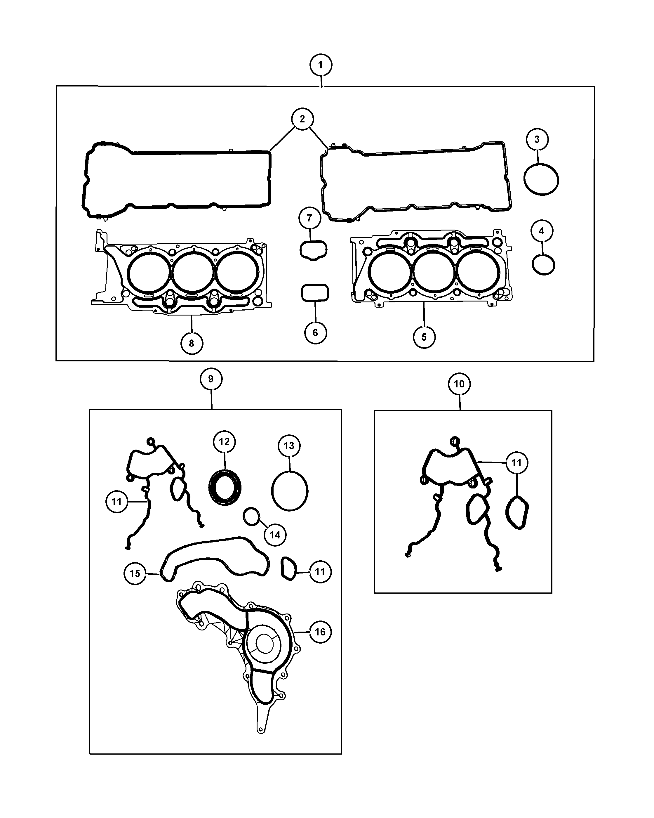 RAM 68079 589AA - SEAL CRANKSHAFT OIL FRONT parts5.com