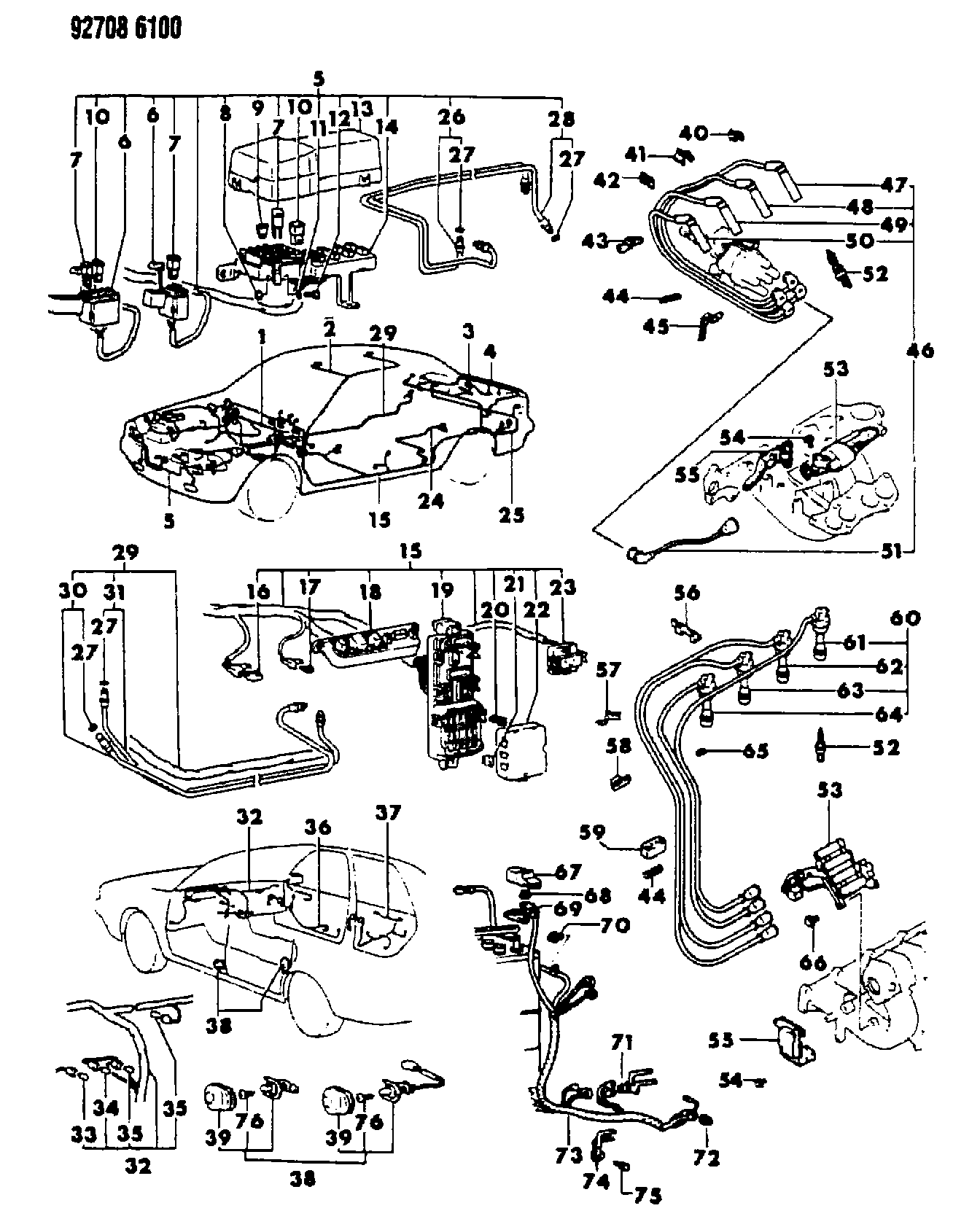 Mitsubishi MD13 4754 - Ignition Cable Kit parts5.com