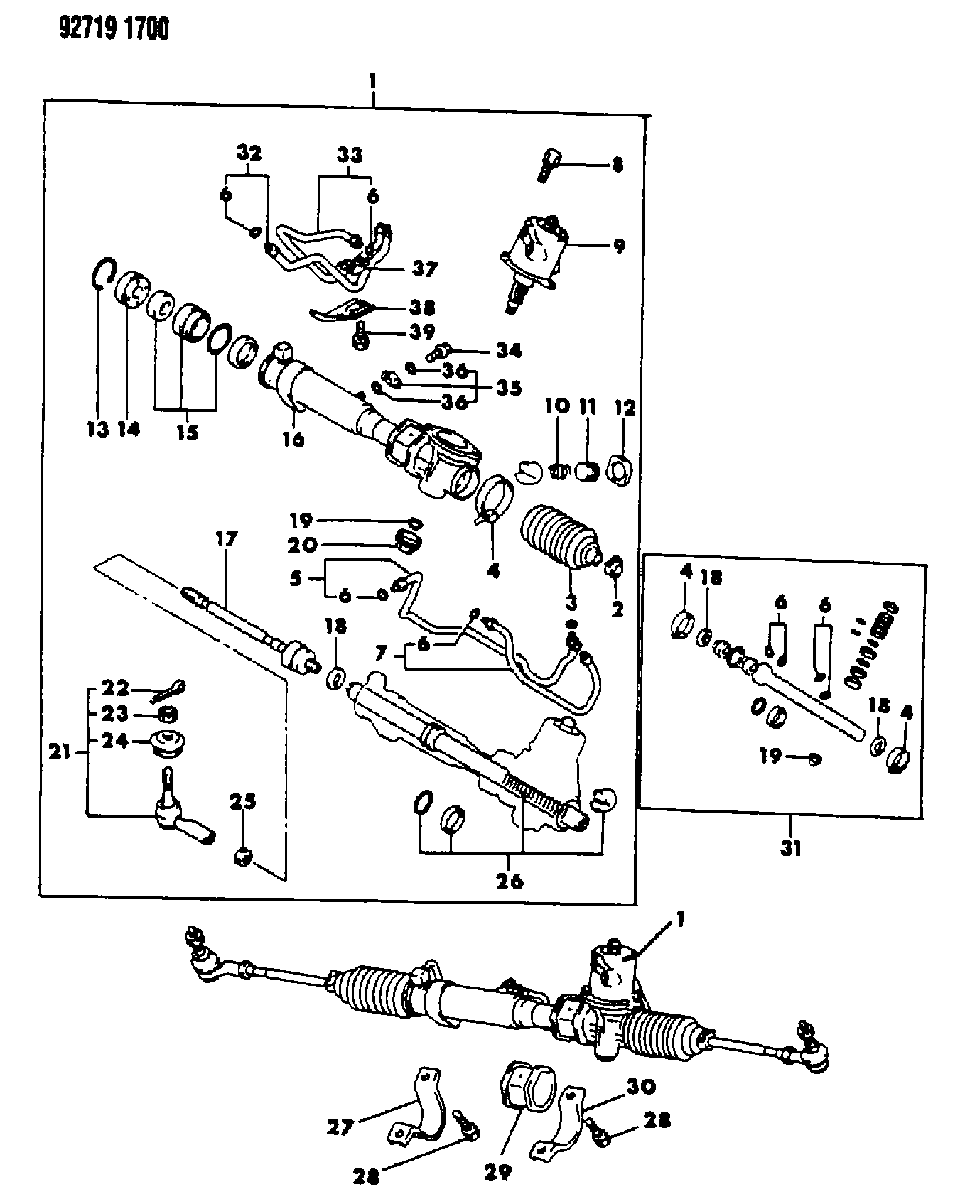 Mitsubishi MB56 4991 - Hlava příčného táhla řízení parts5.com