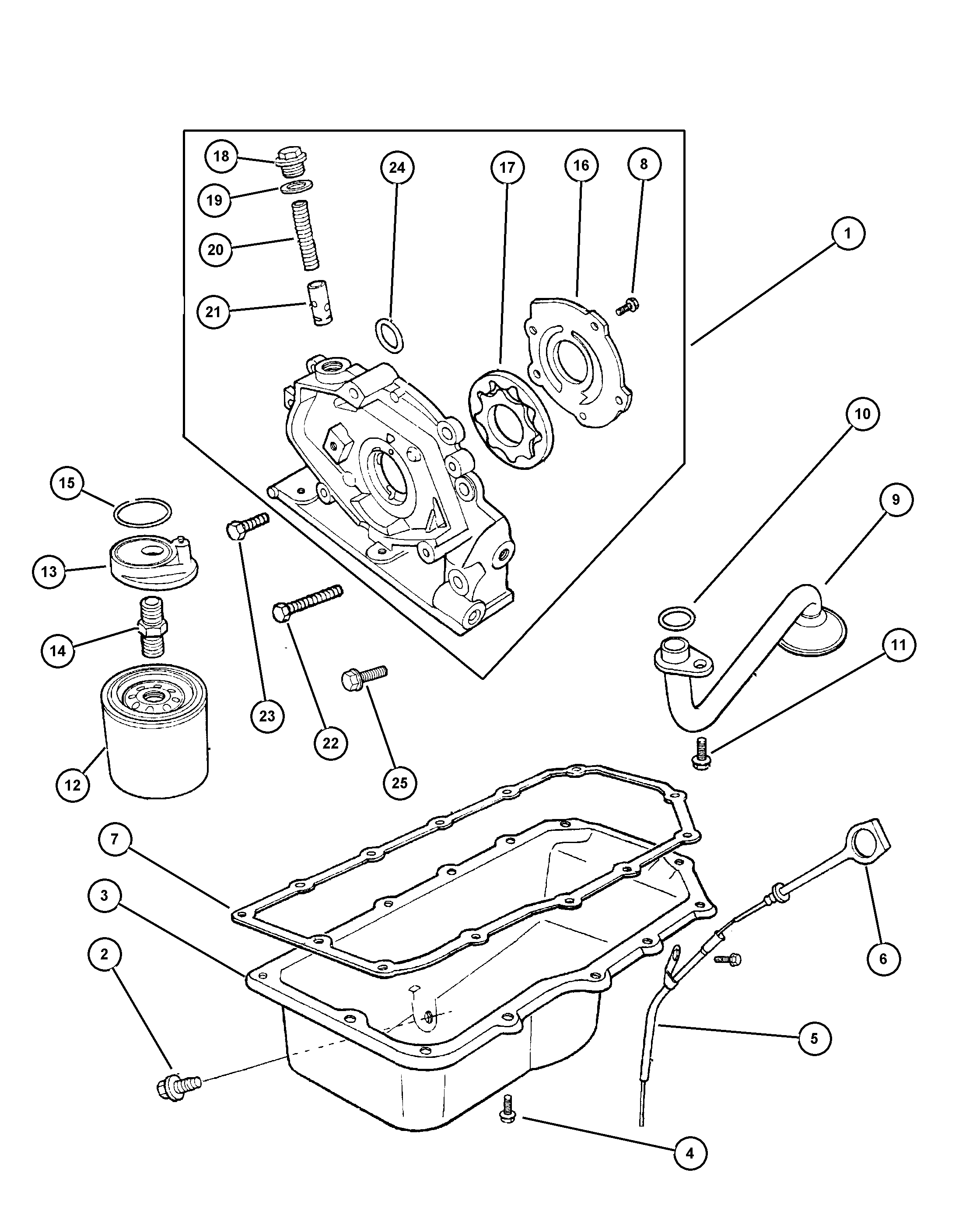 Chrysler 410 5409 - Filtar za ulje parts5.com